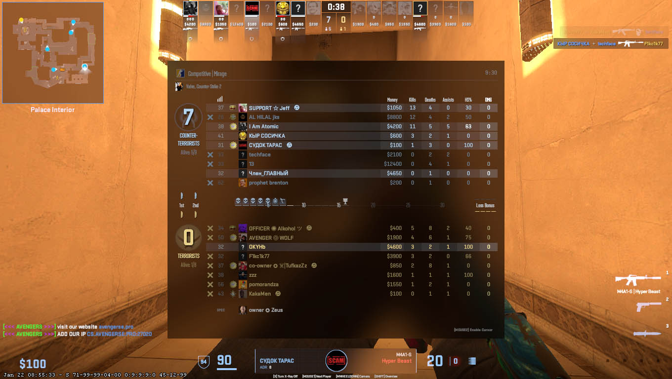 counter strike 2 gameplay on avengers